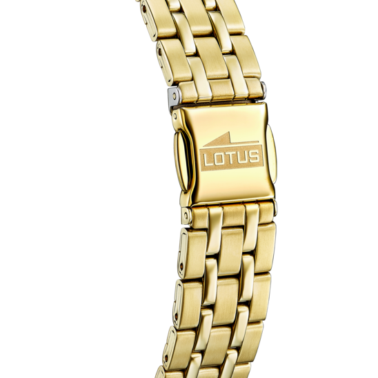Lotus RELOJ LOTUS SQUARE SERIES 18982/3 NEGRO CORREA DE ACERO INOXIDABLE 316L MUJER