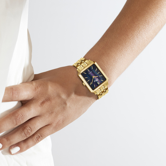 Lotus RELOJ LOTUS SQUARE SERIES 18982/3 NEGRO CORREA DE ACERO INOXIDABLE 316L MUJER