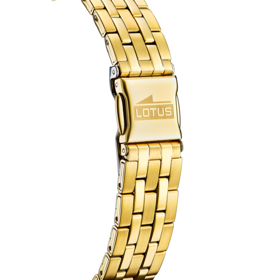 Lotus RELOJ LOTUS SQUARE SERIES 18986/2 BEIGE CORREA DE ACERO INOXIDABLE 316L MUJER