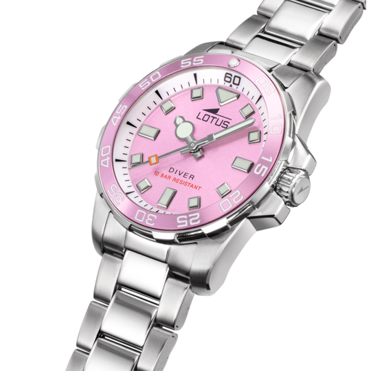 Lotus RELOJ LOTUS TRENDY 18937/1 ROSA CORREA DE ACERO INOXIDABLE 316L MUJER