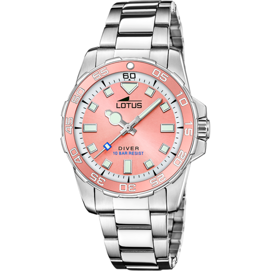 lotus RELOJ LOTUS TRENDY 18937/4 ROSA CORREA DE ACERO INOXIDABLE 316L MUJER