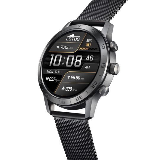 Lotus SMARTWATCH LOTUS 50048/1 NEGRO CORREA DE ACERO INOXIDABLE 316L FUNCIÓN LLAMADAS BLUETOOTH HOMBRE