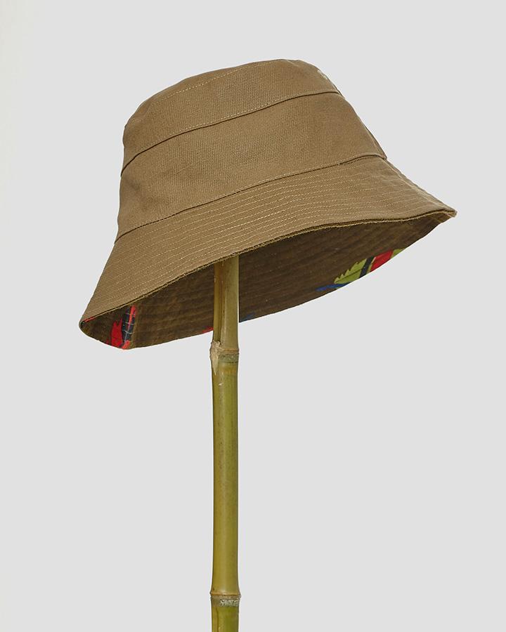 Lovat & Green Feathers Gorro Reversible