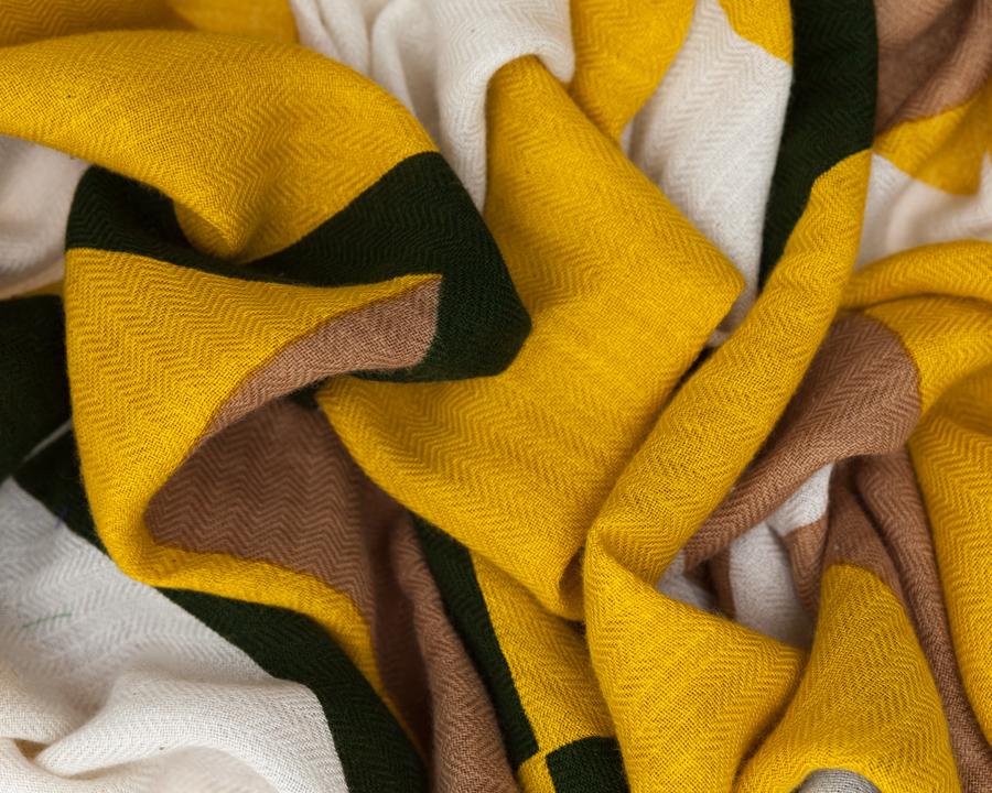Lovat & Green RETRO YELLOW - LOVAT&GREEN SS’ 18 Scarves Collection