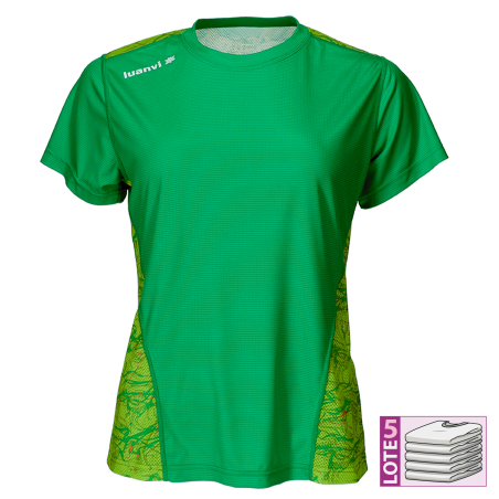 Luanvi Luanvi Lote 5 Camisetas Técnicas Mujer Manga Corta Nocaut Fantasy: Luanvi.com: Ropa Deportiva Online