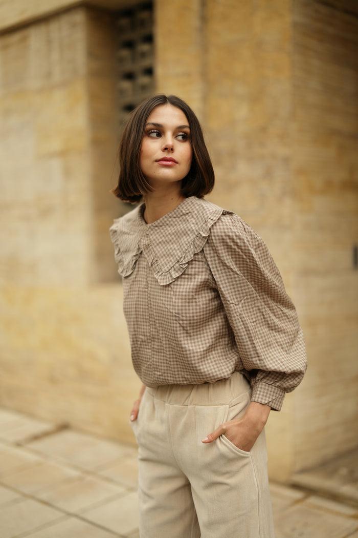 Luna Llena Blusa Aurelia Colección Vichy CK207 – Luna Llena