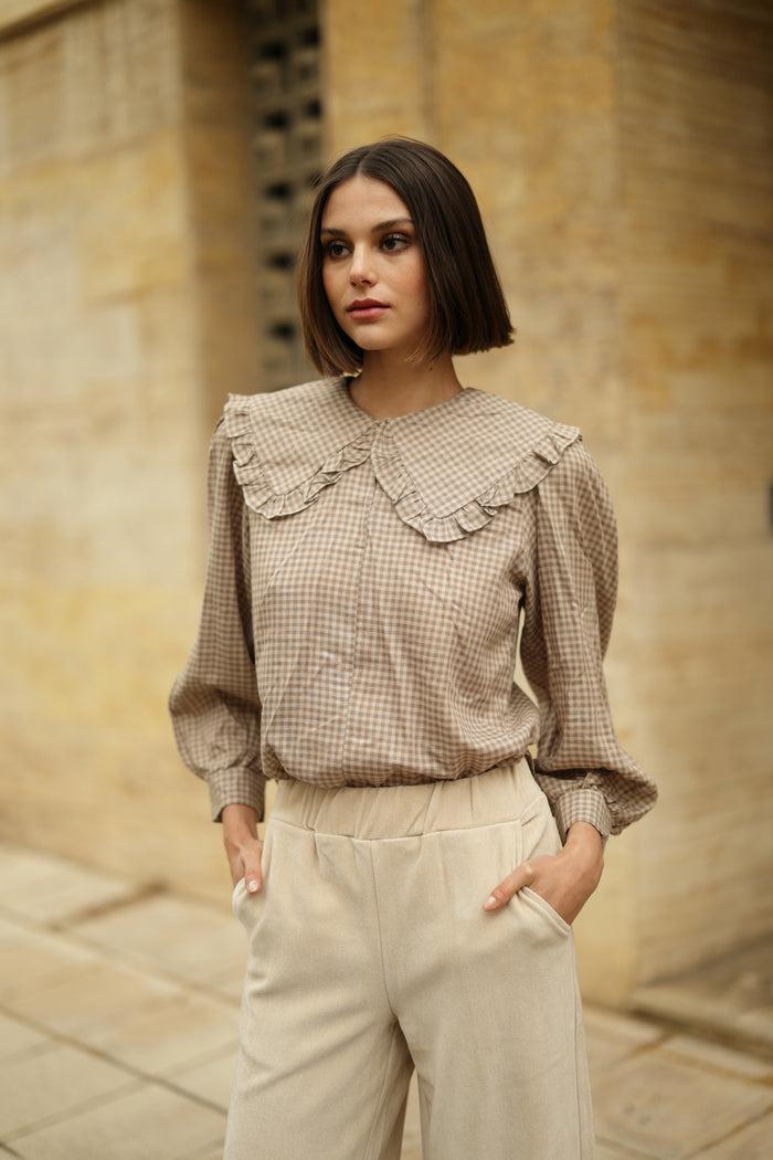 luna llena Blusa Aurelia Colección Vichy CK207 – Luna Llena