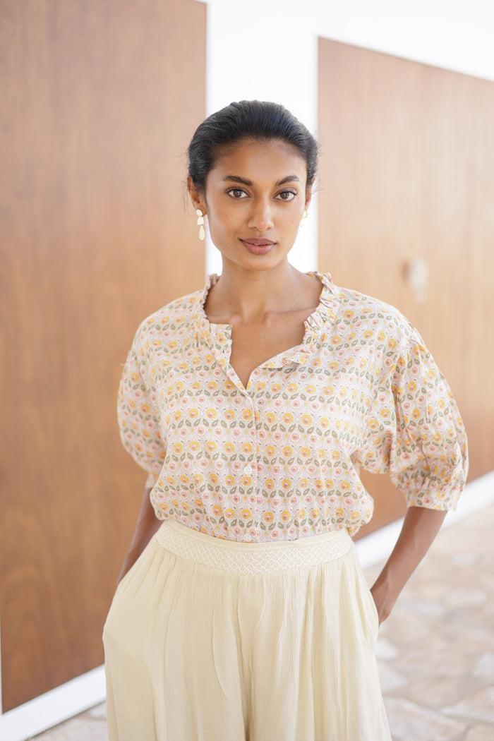 luna llena Blusa Camelia Colección Siena AM44 – Luna Llena