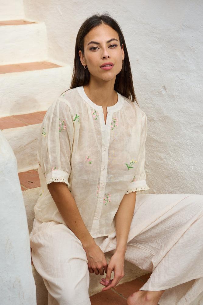 luna llena Blusa Jane colección Austen BN202 – Luna Llena