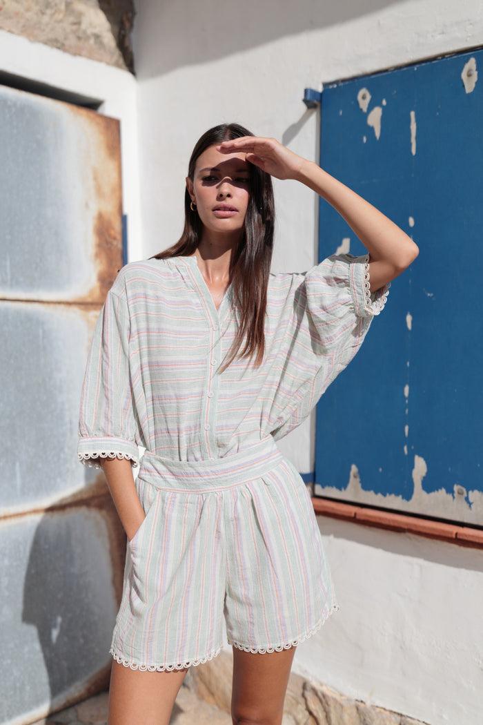 luna llena Blusa Jane Colección Ferrante SS202 – Luna Llena