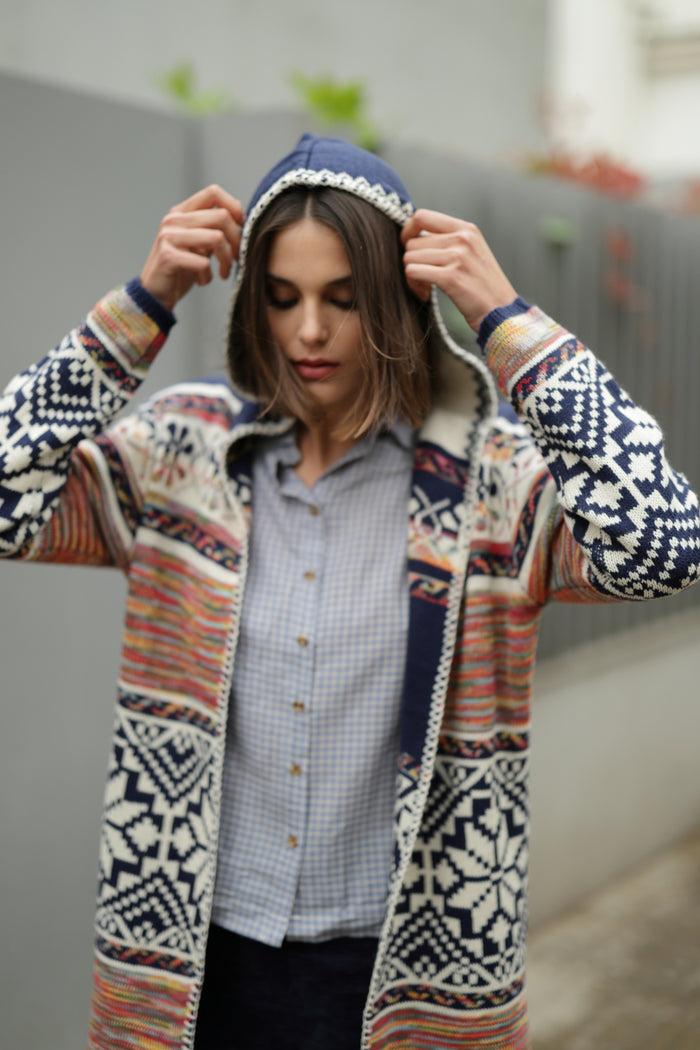 Luna Llena Camisa Sofia Colección Vichy CK200 – Luna Llena