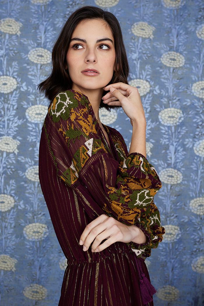 Luna Llena Kaftan Genevieve Bordado BD23 – Luna Llena