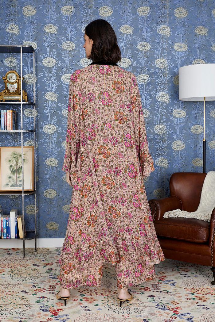 Luna Llena Kimono Largo Color Rosa Daniella LN5 – Luna Llena