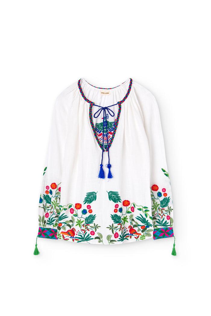Luna Llena Blusa Bordada Barbara BR35 – Luna Llena