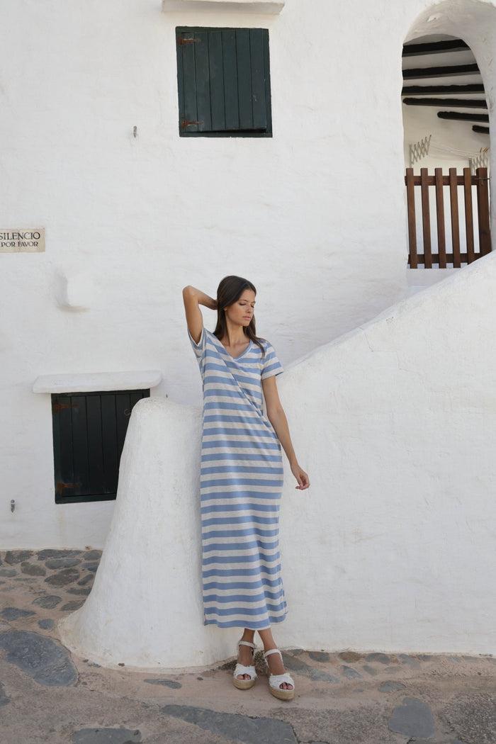 Luna Llena Vestido Rayas Palamos TS401 – Luna Llena