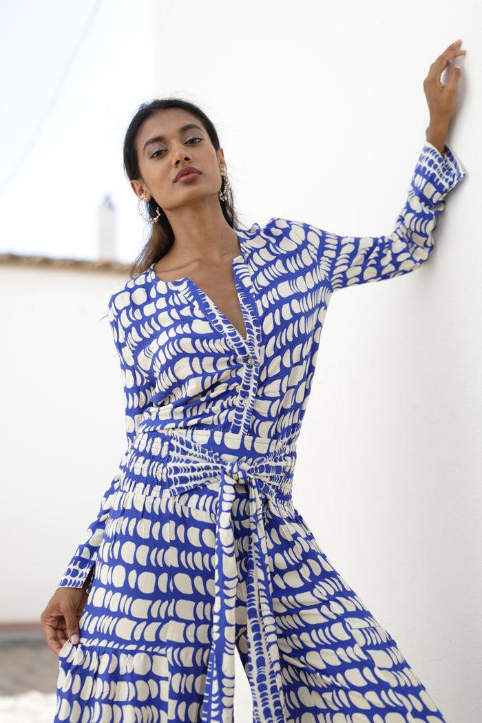 Luna Llena Pantalón De Verano Luna Llena Estampado Topos – Luna Llena