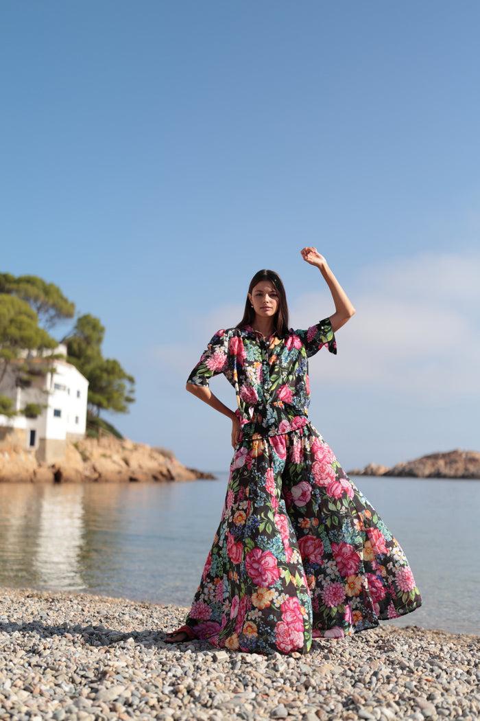 luna llena Pantalón Margaret Colección Multiflower RI251 – Luna Llena