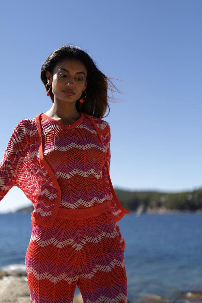 Luna Llena Top Abierto De Punto Nilo PT91 – Luna Llena