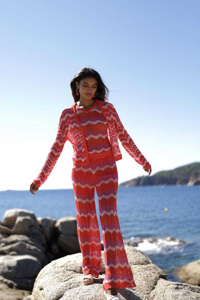 luna llena Top abierto de punto Nilo PT91 – Luna Llena