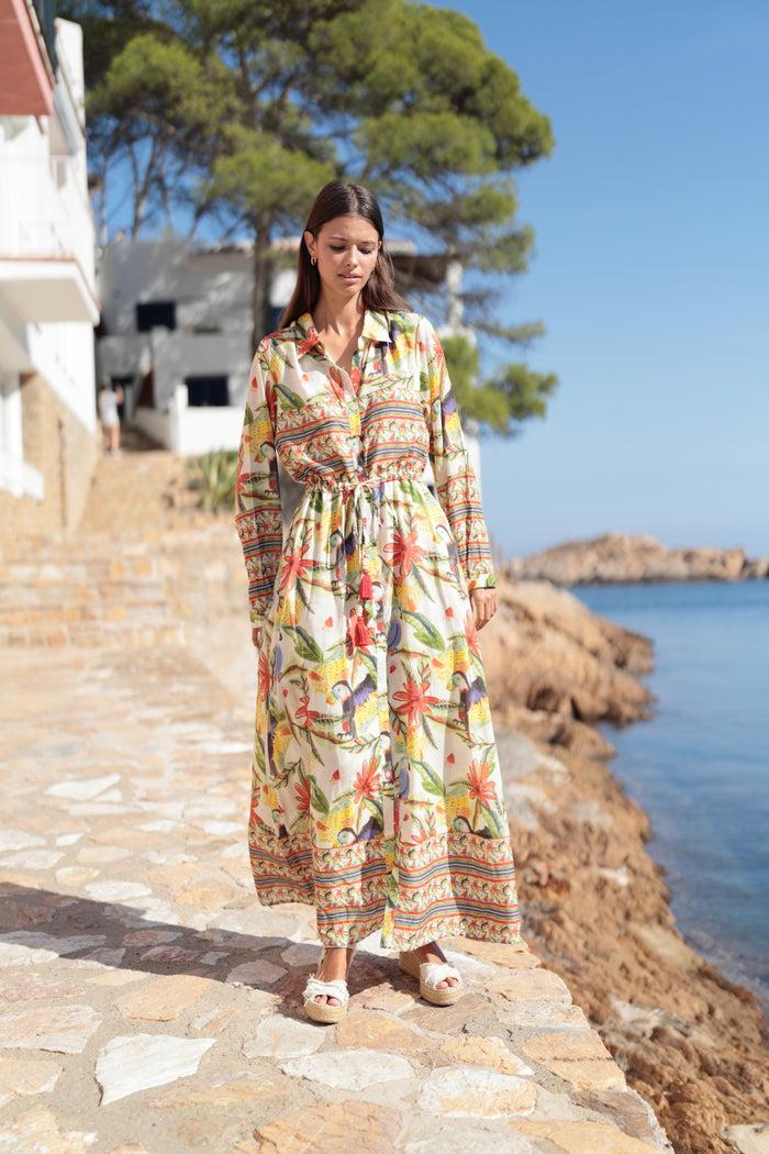 luna llena Vestido camisero Camila Colección Mayagüez PR40 – Luna Llena