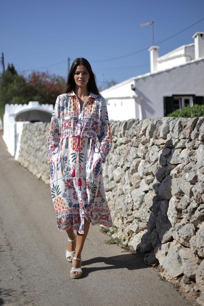 Luna Llena Vestido Camisero Camila Colección Zihuatanejo BR40 – Luna Llena