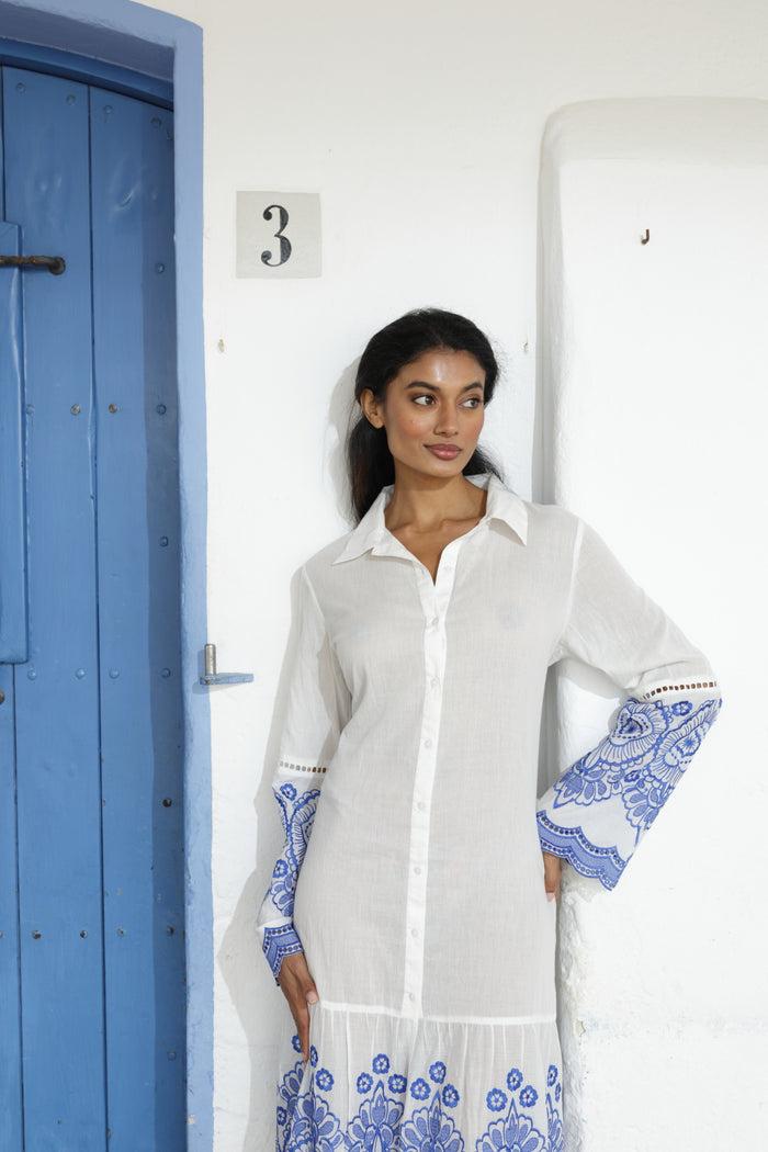 Luna Llena Vestido Camisero DÉMETER AZ19 – Luna Llena