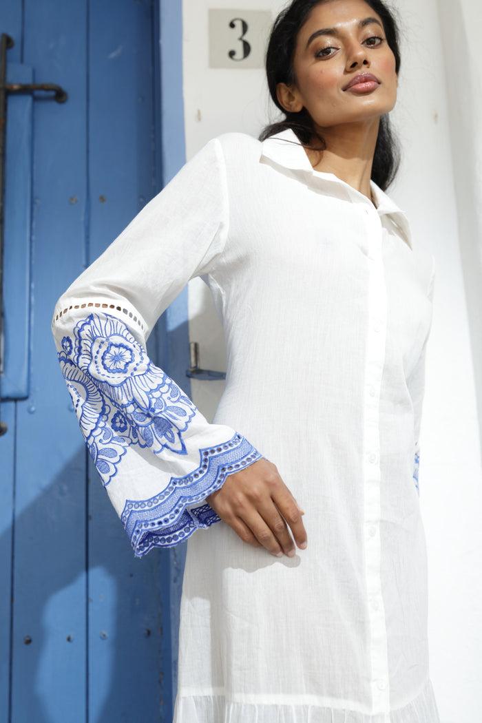 Luna Llena Vestido Camisero DÉMETER AZ19 – Luna Llena