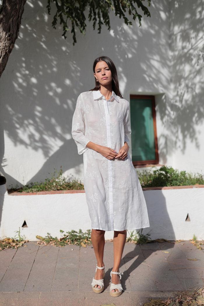 luna llena Vestido camisero Miami Coleccion Durrell BW808 – Luna Llena