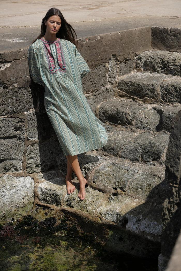 Luna Llena Vestido Corto Nahui SH196 Colección Tulum – Luna Llena