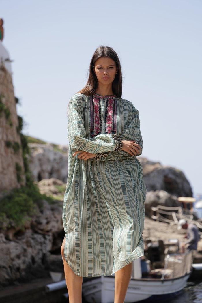 luna llena Vestido corto Nahui SH196 Colección Tulum – Luna Llena