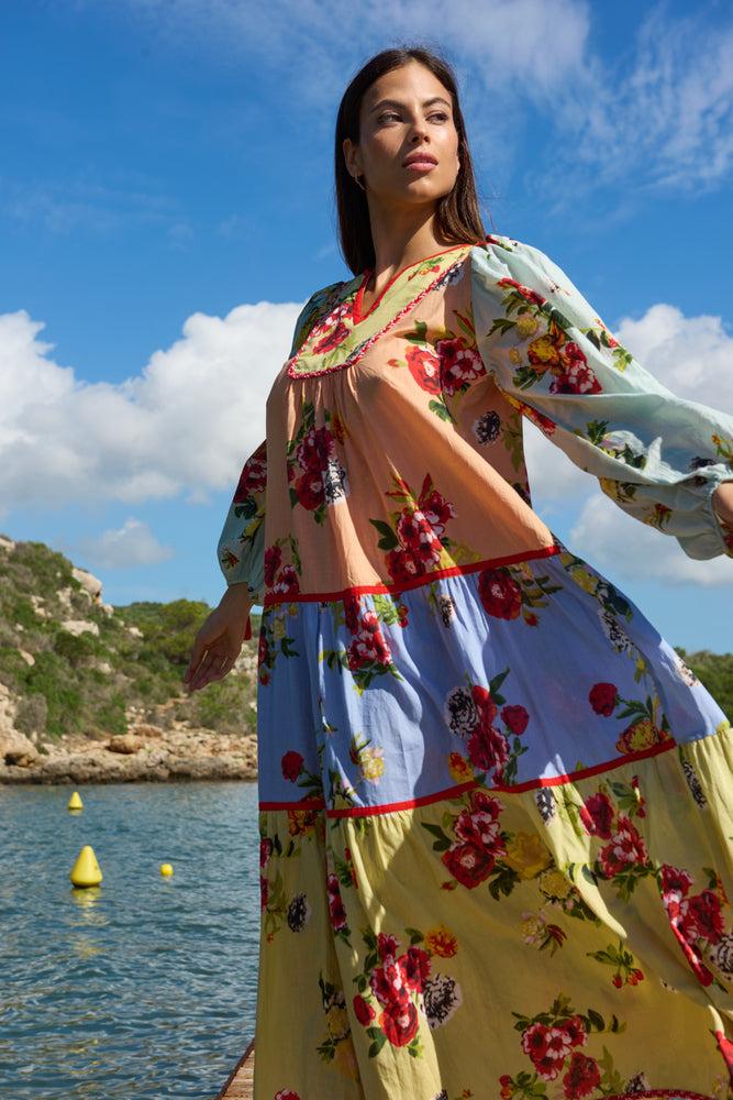 Luna Llena Vestido Largo Lisa Colección Favignana SF97 – Luna Llena