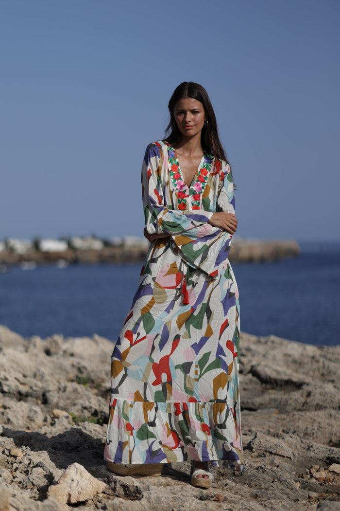 Luna Llena Vestido Largo Micaela Colección Lima NM23 – Luna Llena