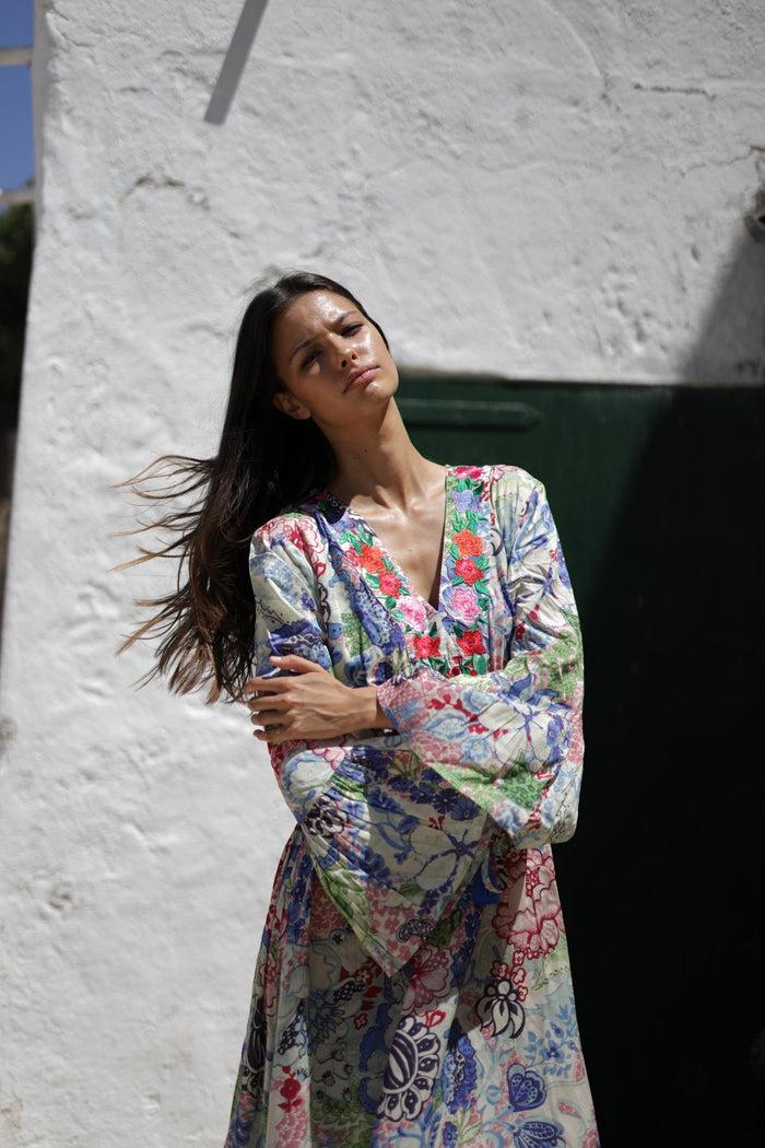 Luna Llena Vestido Largo Micaela Colección Zante MA23 – Luna Llena