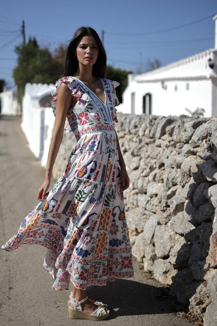 Luna Llena Vestido Rosario Colección Zihuatanejo BR139 – Luna Llena