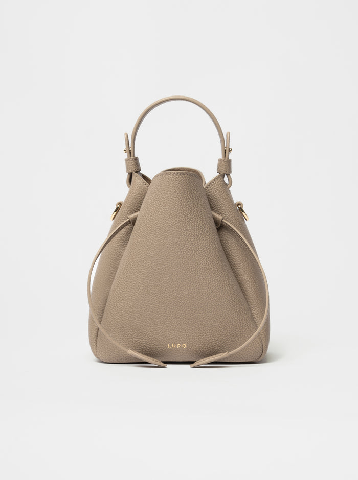 Lupo Barcelona Deia Bucket Bag With A Removable Shoulder Strap