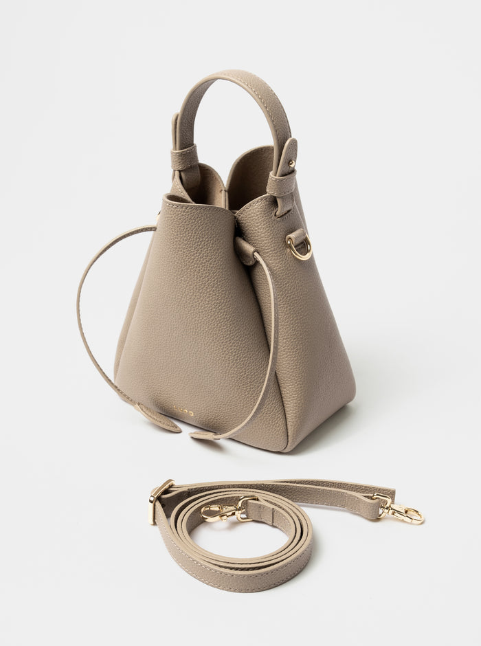 Lupo Barcelona Deia Bucket Bag With A Removable Shoulder Strap