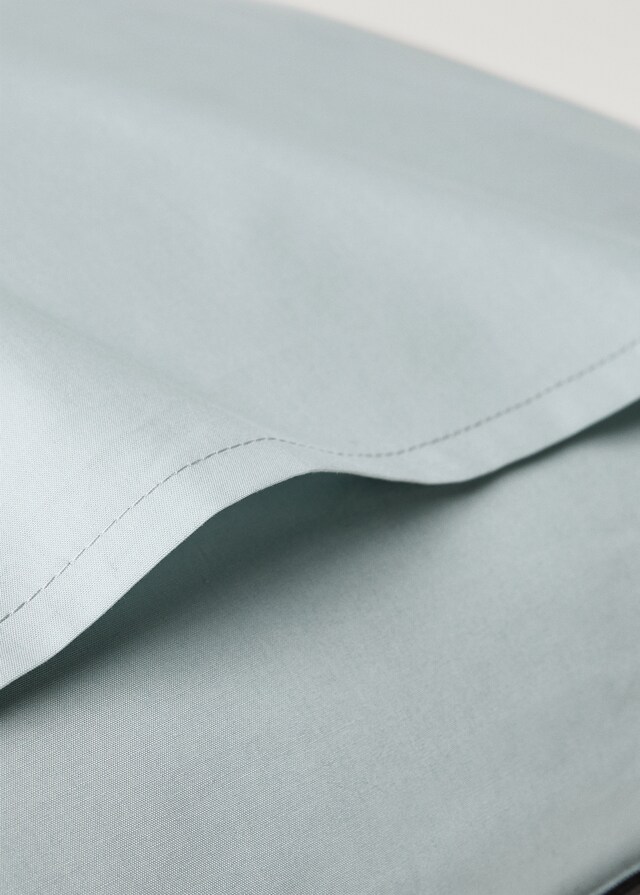 Mango Funda Almohada Algodón Percal Reversible 50x75 Cm