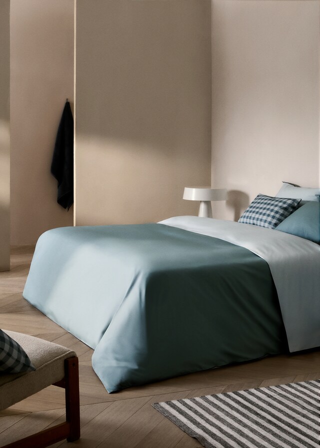 mango Funda nórdica algodón percal reversible cama 135 cm
