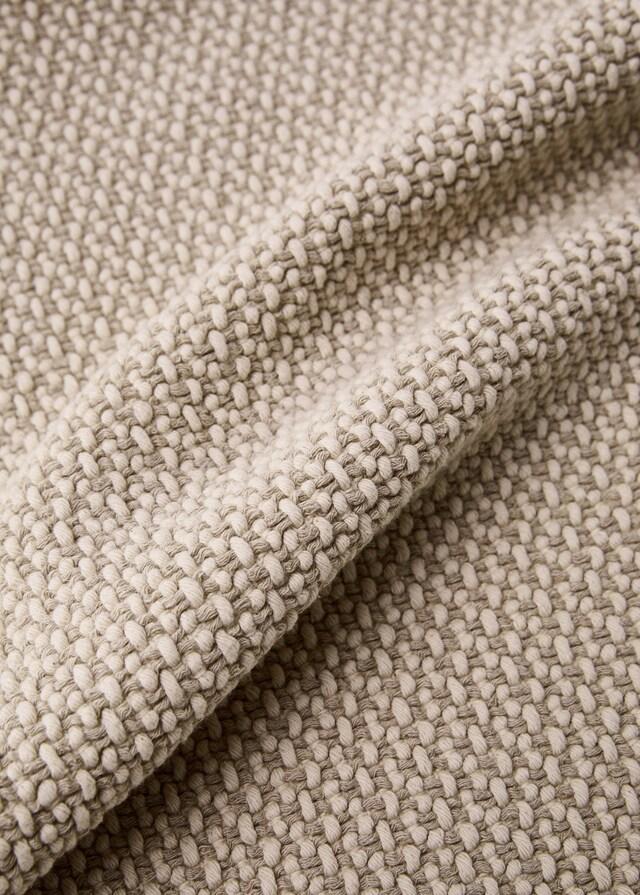 Mango Alfombra Baño Algodón Lino Flecos