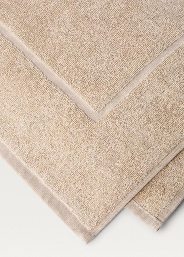 Mango Alfombra Baño Algodón Rizo