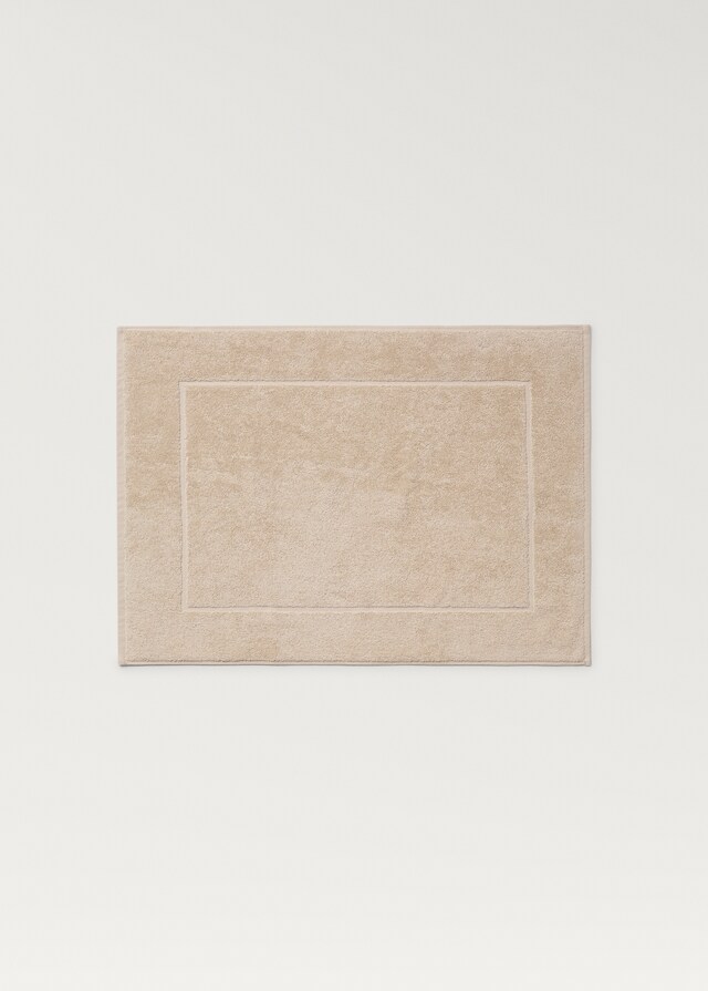 Mango Alfombra Baño Algodón Rizo