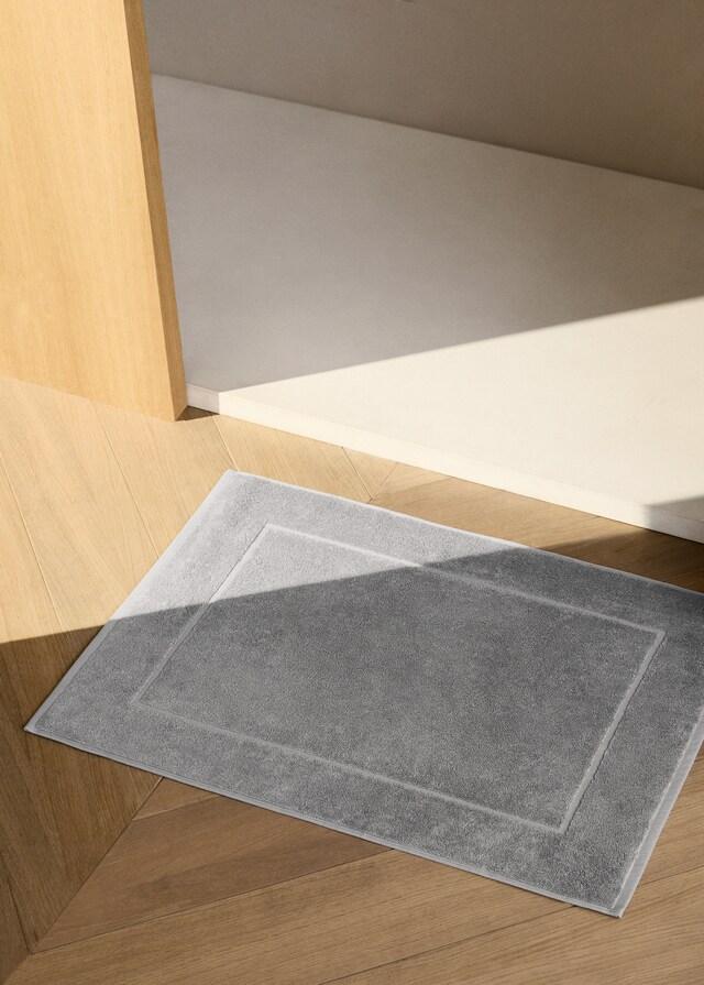 mango Alfombra baño algodón rizo