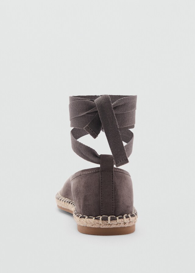 Mango Alpargata Algodón Cordones