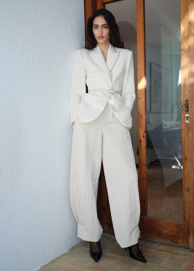 Mango Americana Estructurada Cinturón