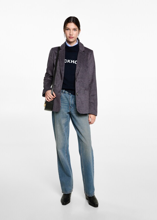 Mango Americana Pata De Gallo Solapas