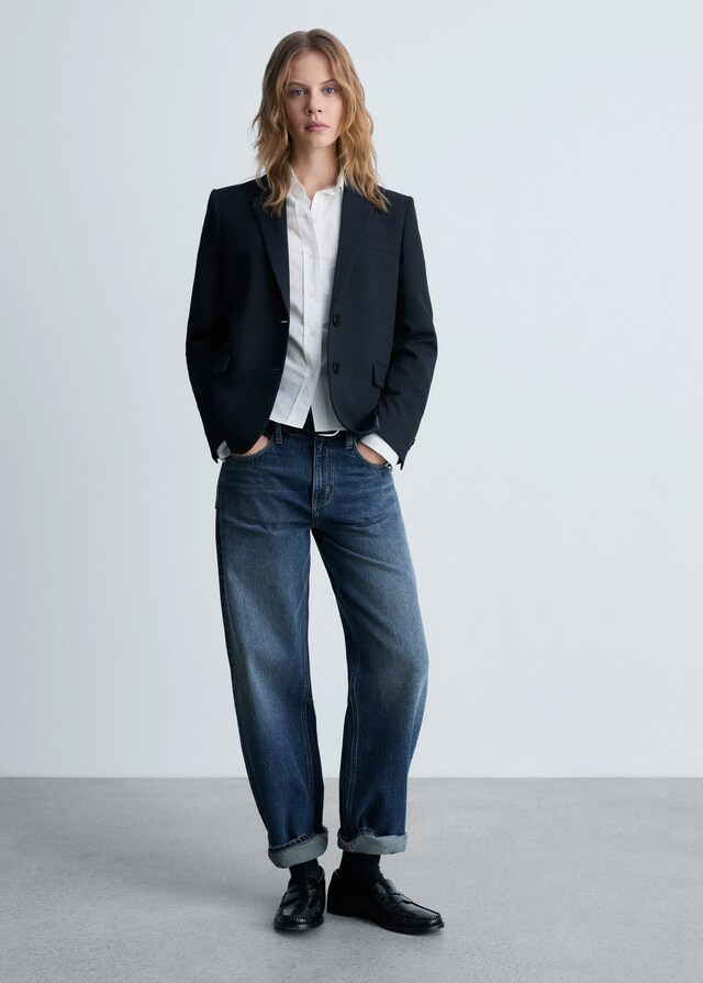 Mango Americana Traje Raya Diplomática