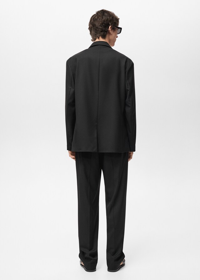 Mango Americana Traje Relaxed Fit