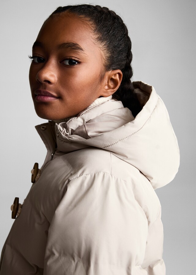 Mango Anorak Acolchado Capucha