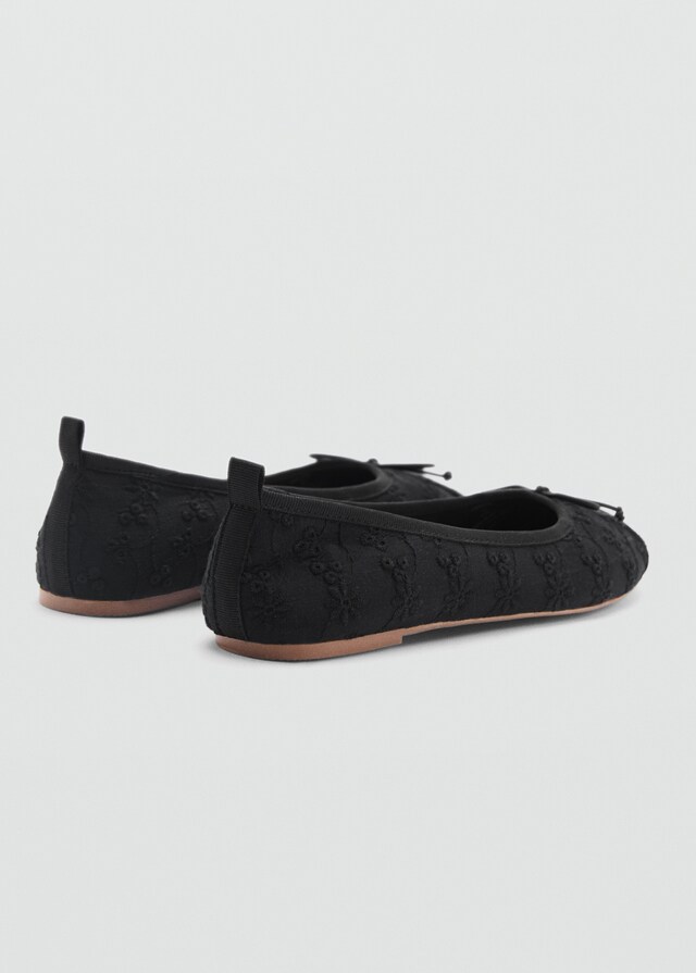 Mango Bailarina Bordada