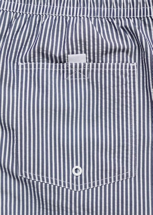 Mango Bañador Efecto Seersucker